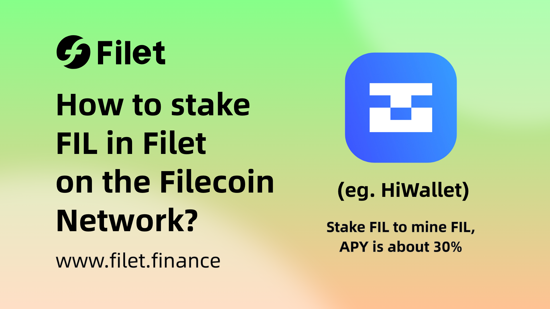 Stake FIL on Filecoin network